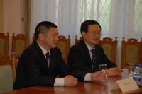 Anhui tartomány delegációját fogadta Szalay Ferenc